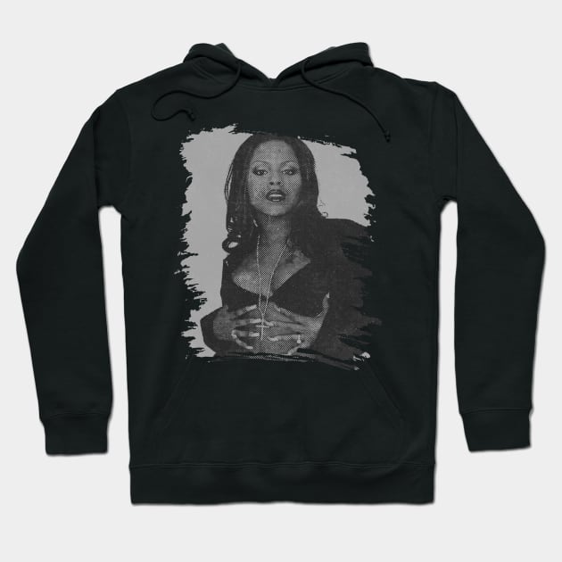 Foxy brown // Retro poster Hoodie by Degiab